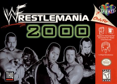 WWF Wrestlemania 2000 Nintendo 64 Game