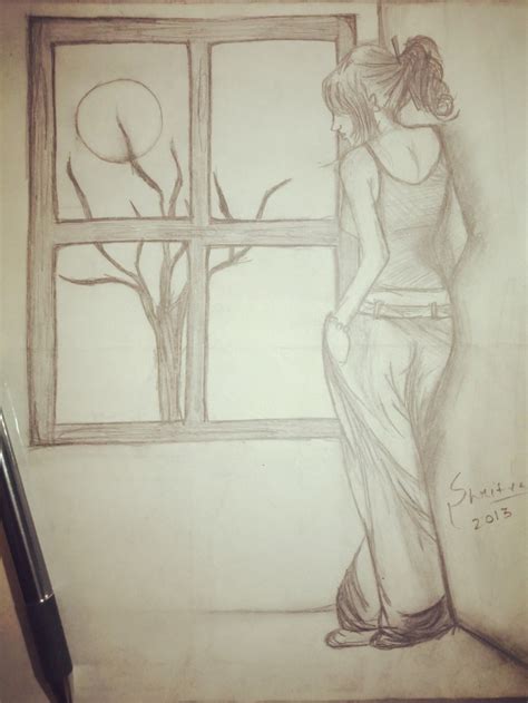 Aggregate 77+ loneliness pencil sketch latest - in.eteachers