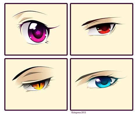 Anime Eyes by lEdogawa on DeviantArt