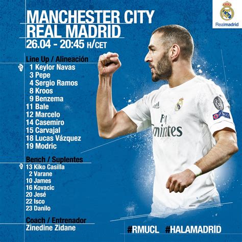 Man City v Real Madrid starting line-ups - ITV News