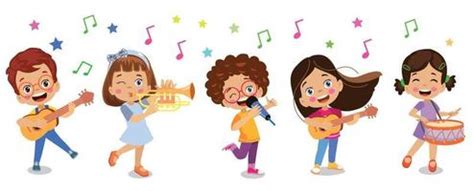 Kids Singing Clip Art