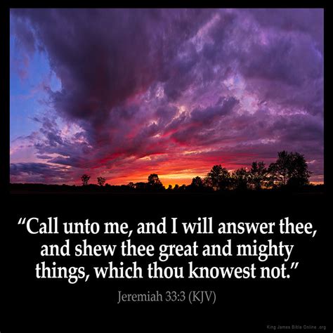 Jeremiah 33:3 Inspirational Image