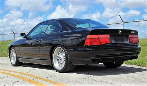 V12-powered 1991 BMW 850i coupe, a sophisticated road rocket