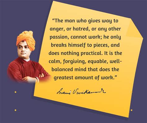 Swami Vivekananda's Quotes On Anger - VivekaVani