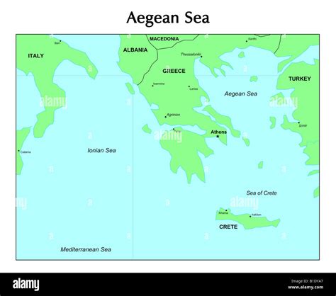 Aegean Sea Greece Map - Franny Antonietta