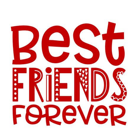 Best Friends Forever, Friendship, Love Free Svg File - SVG Heart