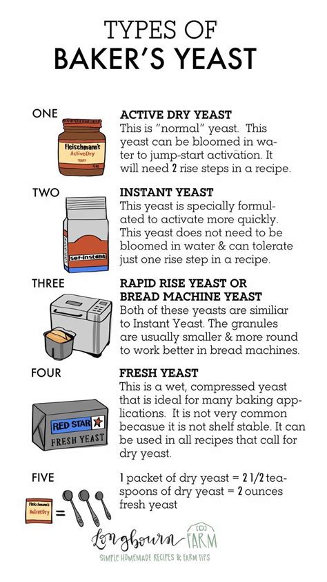 Fresh Yeast To Dry Yeast Conversion Chart - Conversion Chart Examples