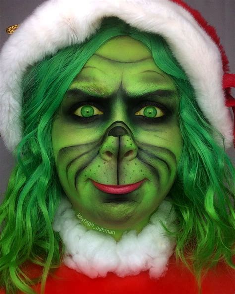 Christmas Grinch makeup by kayleigh_ashman | Makeup, Grinch, Face painting