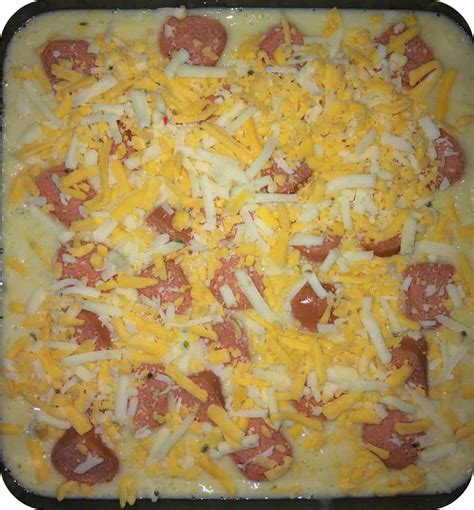 Cheesy Corn Dog Casserole - A Sparkle of Genius