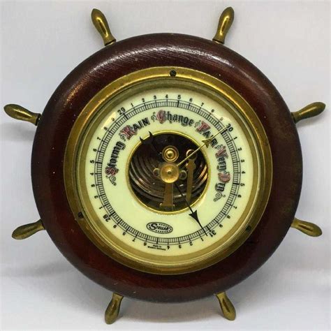 Vintage Nautical Barometer by Stellar Made in West