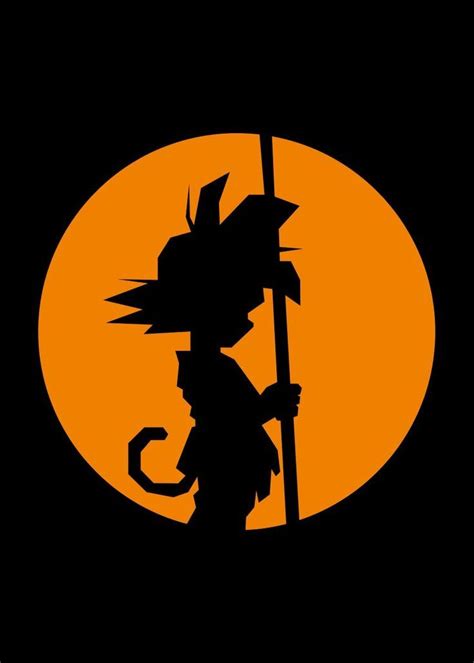 'Son Goku Silhouette' Poster by Ardi Arumansah | Displate | Dragon ball ...