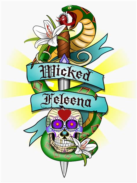 "Marty Robbins Wicked Feleena " Sticker by ShayneViki | Redbubble