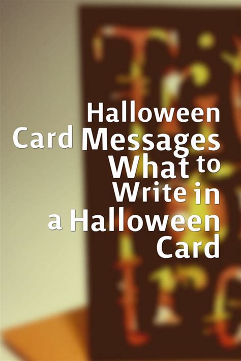 Halloween Wishes - Best Card Messages