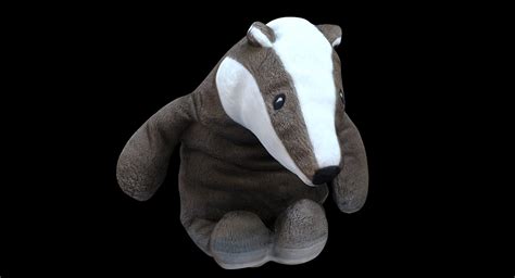 3D model scan plush badger - TurboSquid 1302987