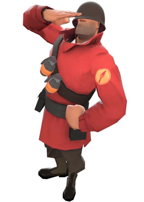 TF2 Red Soldier Salut Render by Createvi on DeviantArt