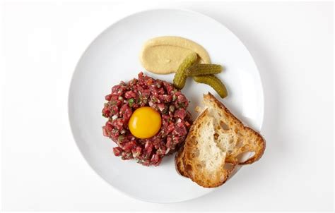 Beef Tartare with Cherry Peppers Recipe | Bon Appétit