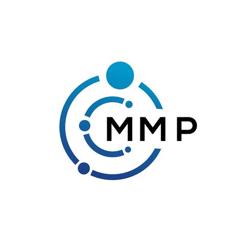 MMP letter technology logo design on white background. MMP creative ...