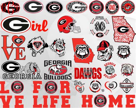 Georgia Bulldogs Svg, NCAA svg, NFL svg Football Svg Files, T-shirt ...