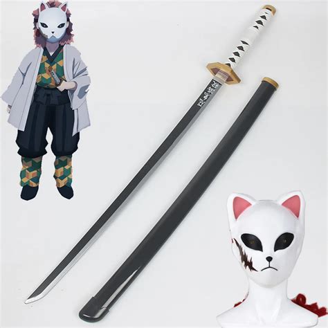 Купить с кэшбэком Demon Slayer Cosplay Wooden sword Kimetsu no Yaiba ...