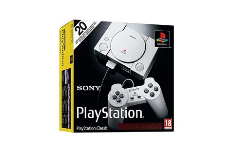 Playstation Classic Console with 20 Classic Playstation Games Pre ...