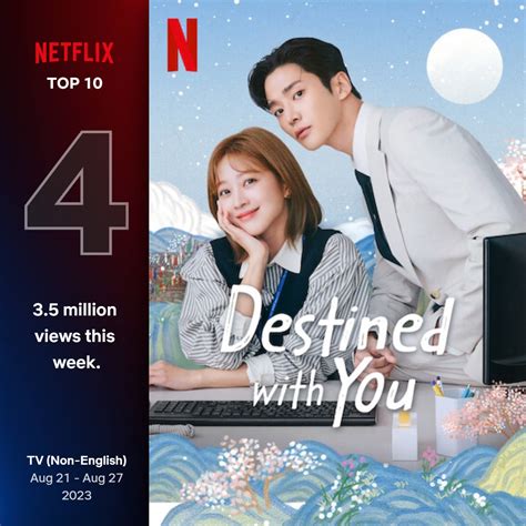 K-Drama "Destined With You" Placed 4th Most Popular TV Shows On Netflix ...