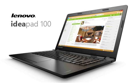 Lenovo Unveils the IdeaPad 100 Laptop for ₱11,100 Running on Intel ...