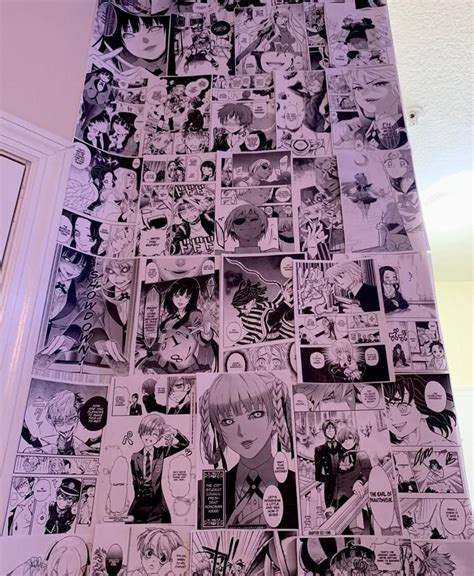 Anime Aesthetic Wall Collage /Manga Panels 60 PCS | Etsy Indie Room ...