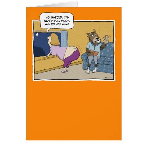 Funny Halloween card: Full Moon | Zazzle