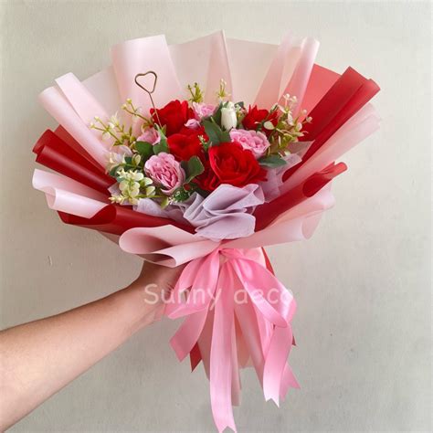 Jual [Premium] Buket Bunga Flower Bouquet | bucket bunga rose - kado ...