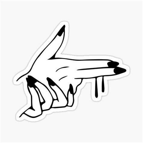 "Finger Guns" Sticker by shaylikipnis | Redbubble