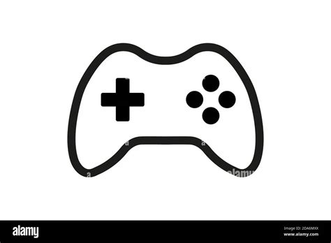 Minimal Gaming Symbol - Stream modern Games - Wireless Controller Icon ...