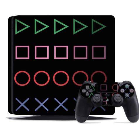 Fading PS buttons Playstation 5 stickers - TenStickers