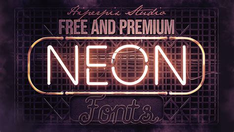 60+ Best Neon Fonts (FREE / Premium) 2024| Hyperpix