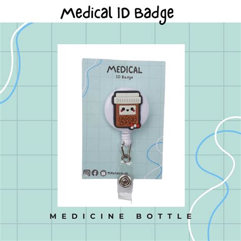 MNotable Medical ID Badge | Retractable ID Card Clips ID Clips | DTI ...