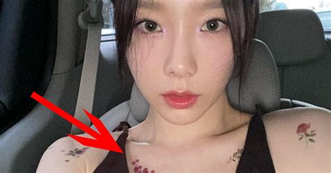 Taeyeon Shows Off New Stunning Tattoos And Fans Debate If They're Real