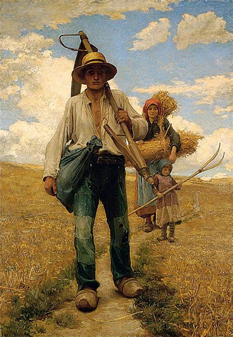 42+ painting of farmer with pitchfork and wife - RebecaKayson