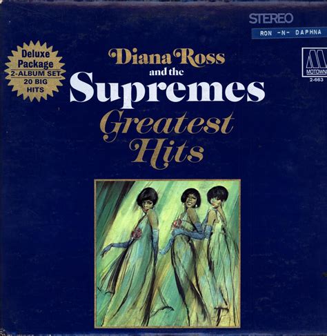 Diana Ross and the Supremes Greatest Hits / Deluxe package / 2-Album ...