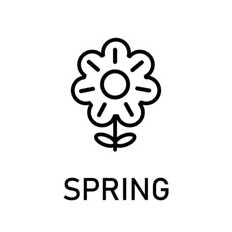 Spring - Season Icon vector 4711678 Vector Art at Vecteezy