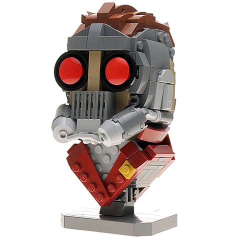 Custom LEGO Starlord Bust Instructions – Build Better Bricks