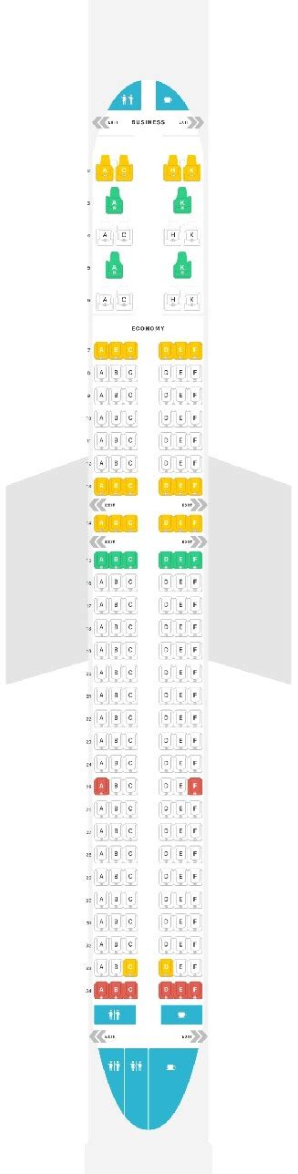 Aer Lingus Airbus A321neo Seat Map