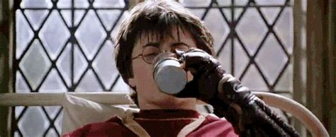 Harry Potter Spitting Water GIF - Find & Share on GIPHY