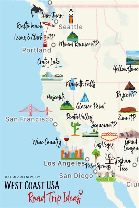 19 Epic West Coast USA Road Trip Ideas & Itineraries - tosomeplacenew