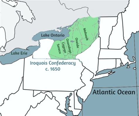 Iroquois Confederacy: Tribes, Map, and the 6 Nations