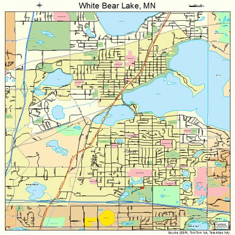 White Bear Lake Minnesota Street Map 2769970