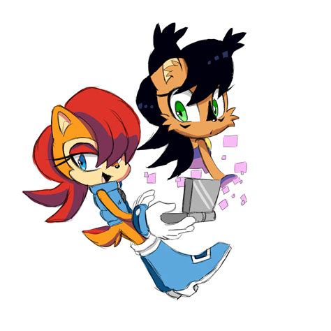 Sally and Nicole by KiwiSharku on DeviantArt