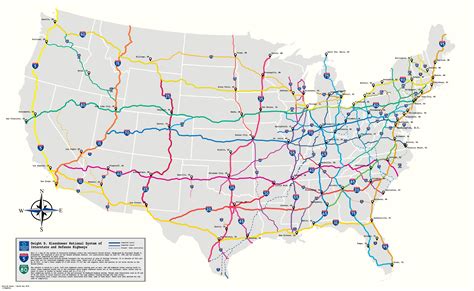 Map of US Interstate Highways : r/MapPorn