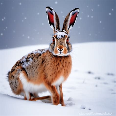 Winter Hare | Stable Diffusion Online