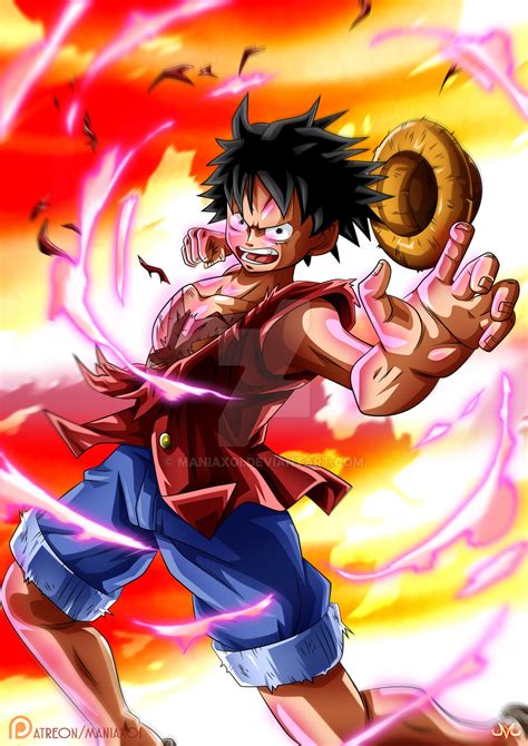 Luffy, Second Gear ! by Maniaxoi on DeviantArt