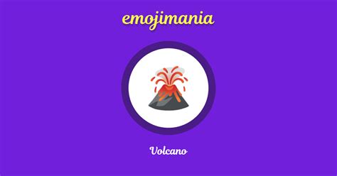 🌋 Volcano emoji Copy & Paste - Emojimania