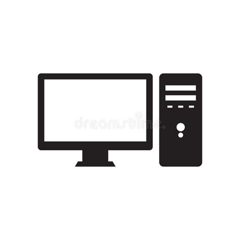 Computer Logo , Pc Logo Vector Stock Vector - Illustration of tech ...